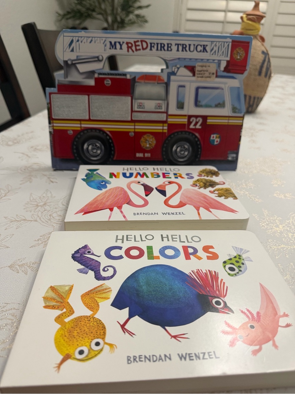 Lot of 3 Children's Board Books – Brendan Wenzel Hello Hello Colors & Numbers